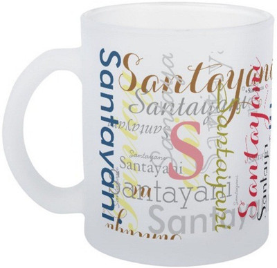

Exoctic Silver Santayani Ceramic Mug(330 ml), Multicolor