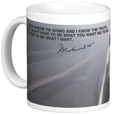 

Exoctic Silver Mohamad Ali Quotes 26 Ceramic Mug(300 ml), Multicolor