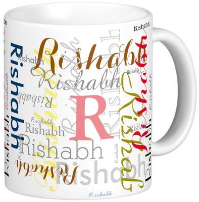 

Exoctic Silver RISHABH X06 Ceramic Mug(330 ml), Multicolor