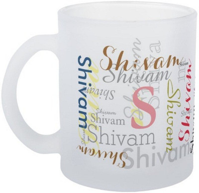 

Exoctic Silver Shivam Ceramic Mug(330 ml), Multicolor