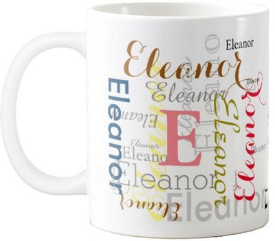 

Exoctic Silver Eleanor Ceramic Mug(330 ml), Multicolor