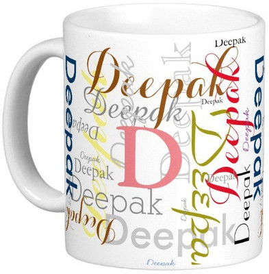 

Exoctic Silver DEEPAK X06 Ceramic Mug(330 ml), Multicolor