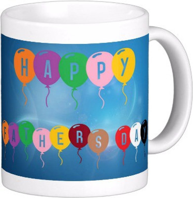 

Exoctic Silver Father Dad Papa Baba Pitaji Abba x016 Ceramic Mug(300 ml), Multicolor