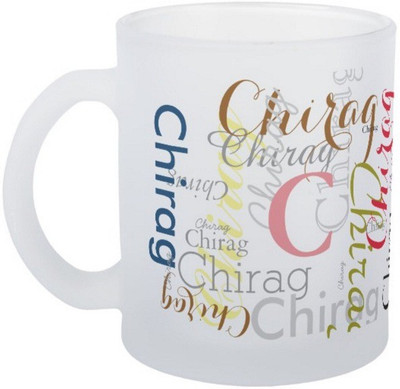 

Exoctic Silver Chirag Ceramic Mug(330 ml), Multicolor