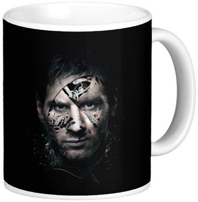 

Exoctic Silver Leo Messi Series 020 Ceramic Mug(300 ml), Multicolor