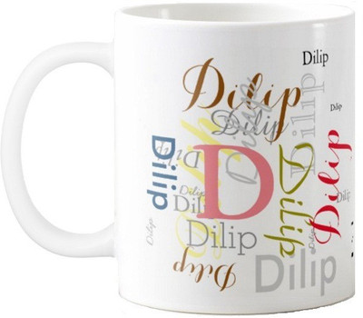 

Exoctic Silver Dilip Ceramic Mug(330 ml), Multicolor