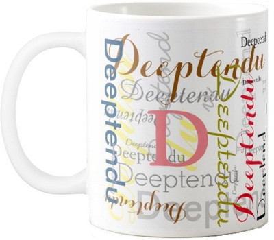 

Exoctic Silver Deeptendu Ceramic Mug(330 ml), Multicolor