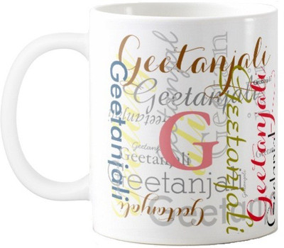 

Exoctic Silver Geetanjali Ceramic Mug(330 ml), Multicolor