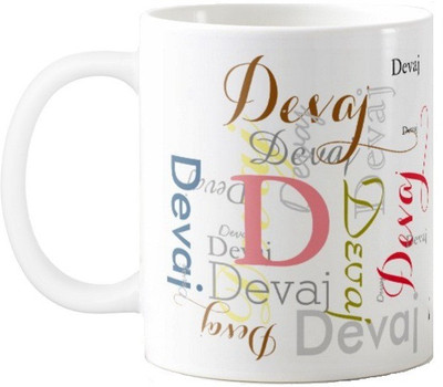 

Exoctic Silver Devaj Ceramic Mug(330 ml), Multicolor