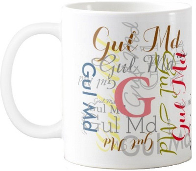 

Exoctic Silver GUL MD Ceramic Mug(330 ml), Multicolor