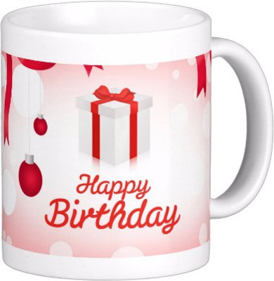 Exocticaa Happy Birthday Series A 19 Ceramic Coffee Mug(325 ml)