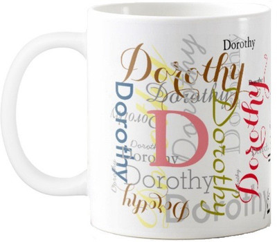 

Exoctic Silver Dorothy Ceramic Mug(330 ml), Multicolor