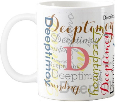 

Exoctic Silver Deeptimoy Ceramic Mug(330 ml), Multicolor