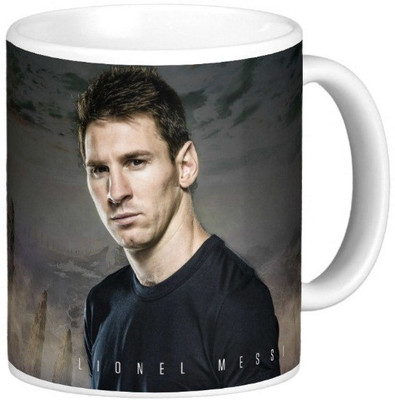 

Exoctic Silver Leo Messi Series 019 Ceramic Mug(300 ml), Multicolor