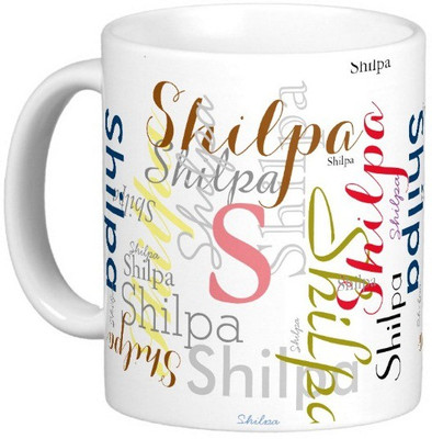 

Exoctic Silver SHILPA X06 Ceramic Mug(330 ml), Multicolor