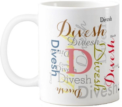 

Exoctic Silver Divesh Ceramic Mug(330 ml), Multicolor