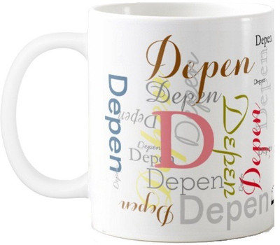 

Exoctic Silver Depen Ceramic Mug(330 ml), Multicolor