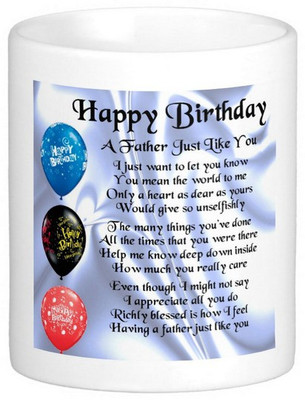 GNS Happy Birthday Dad 07 Ceramic Coffee Mug(325 ml)