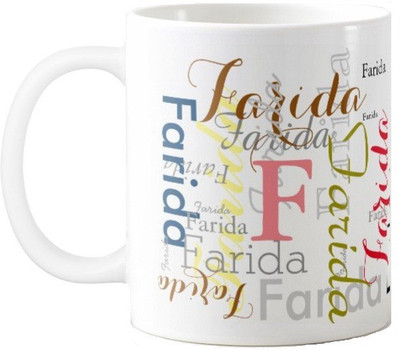 

Exoctic Silver Farida Ceramic Mug(330 ml), Multicolor