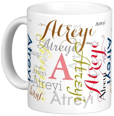 

Exoctic Silver ATREYI Ceramic Mug(330 ml), Multicolor