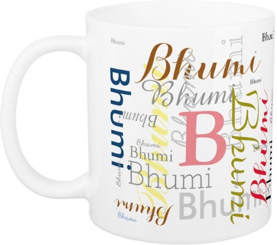 

Exoctic Silver Bhumi Ceramic Mug(330 ml), Multicolor