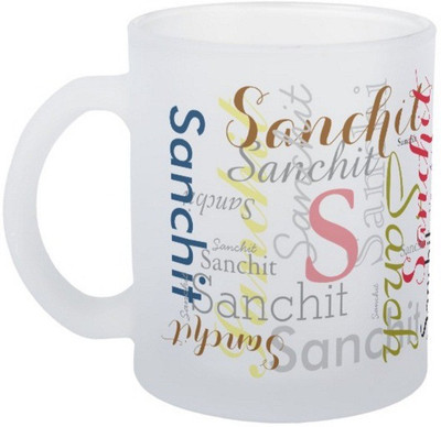 

Exoctic Silver Sanchit Ceramic Mug(330 ml), Multicolor