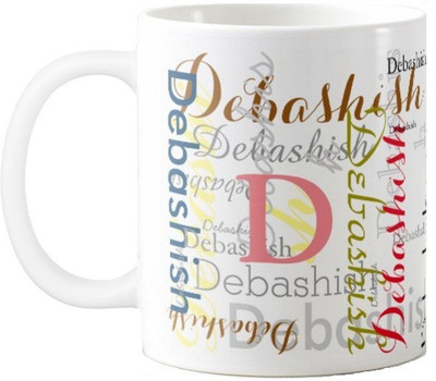 

Exoctic Silver Debashish Ceramic Mug(330 ml), Multicolor