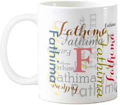 

Exoctic Silver Fathima Ceramic Mug(330 ml), Multicolor