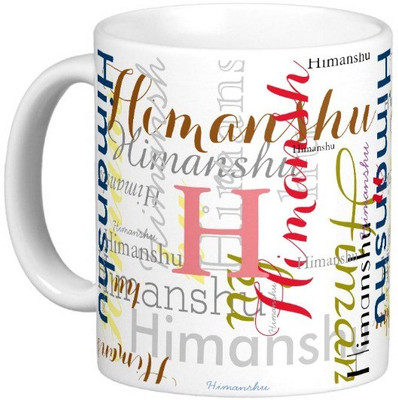 

Exoctic Silver HIMANSHU X06 Ceramic Mug(330 ml), Multicolor