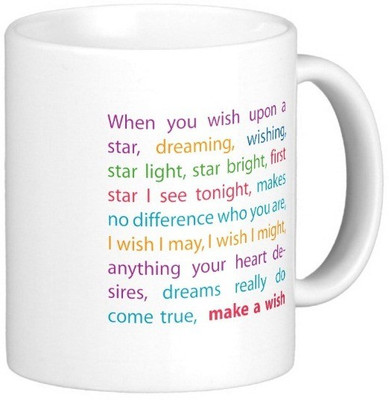 

Exoctic Silver Birthday Wishes 06 Ceramic Mug(300 ml), Multicolor