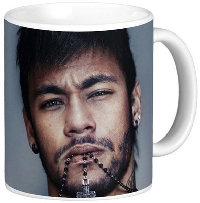 

Exoctic Silver Neymar Jr. Collection 005 Ceramic Mug(300 ml), Multicolor