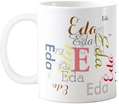 

Exoctic Silver Eda Ceramic Mug(330 ml), Multicolor