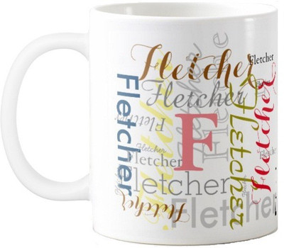 

Exoctic Silver Fletcher Ceramic Mug(330 ml), Multicolor