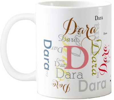 

Exoctic Silver Dara Ceramic Mug(330 ml), Multicolor