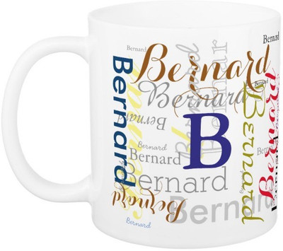 

Exoctic Silver Bernard Ceramic Mug(330 ml), Multicolor
