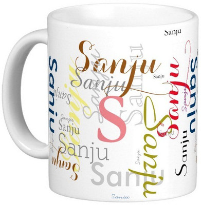 

Exoctic Silver SANJU X06 Ceramic Mug(330 ml), Multicolor