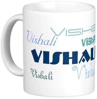 

Exoctic Silver VISHALI Ceramic Mug(330 ml), Blue