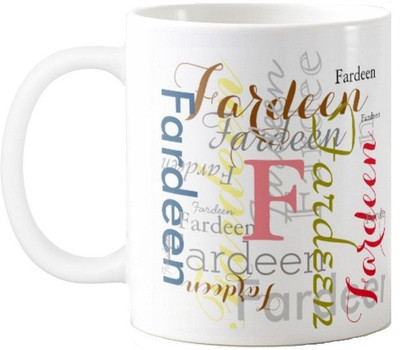 

Exoctic Silver Fardeen Ceramic Mug(330 ml), Multicolor
