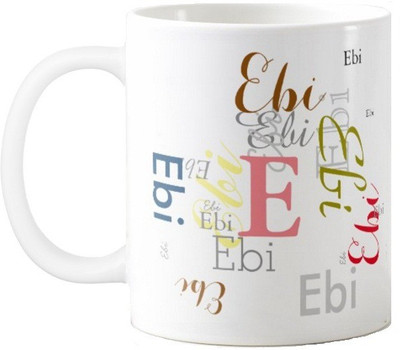 

Exoctic Silver Ebi Ceramic Mug(330 ml), Multicolor