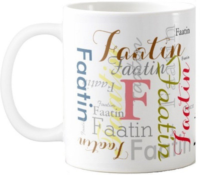 

Exoctic Silver Faatin Ceramic Mug(330 ml), Multicolor
