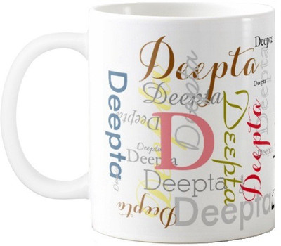 

Exoctic Silver Deepta Ceramic Mug(330 ml), Multicolor