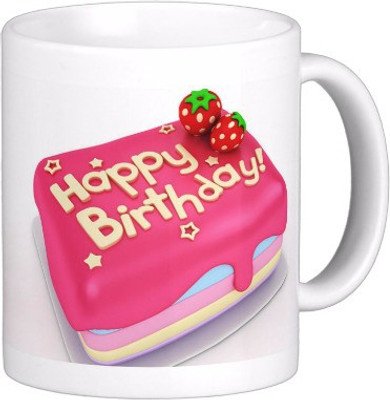 Exocticaa Happy Birthday Series A 01 Ceramic Coffee Mug(325 ml)