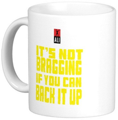 

Exoctic Silver Mohamad Ali Quotes 13 Ceramic Mug(300 ml), Multicolor