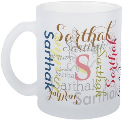 

Exoctic Silver Sarthak Ceramic Mug(330 ml), Multicolor