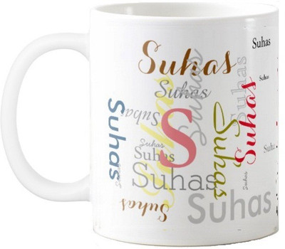 

Exoctic Silver Suhas Ceramic Mug(330 ml), Multicolor