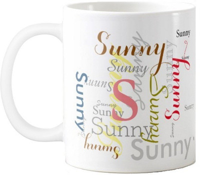 

Exoctic Silver Sunny Ceramic Mug(330 ml), Multicolor