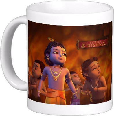 

Exoctic Silver Little Krishna Series Zyx010 Ceramic Mug(300 ml)