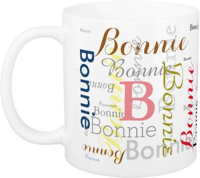 

Exoctic Silver Bonnie Ceramic Mug(330 ml), Multicolor