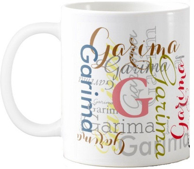 

Exoctic Silver Garima Ceramic Mug(330 ml), Multicolor