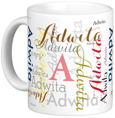 

Exoctic Silver ADWITA Ceramic Mug(330 ml), Multicolor